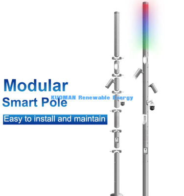 屋外スマートソーラーWi-Fi都市センサーインテリジェント街路灯ポール
