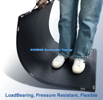 フレキシブル ホーム トラベル RV バイフェイシャル フレキシブルソーラーパネル 200W FFC およびカーボンファイバー