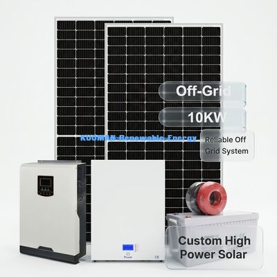 家庭用太陽光発電蓄電池システム向けIP65防水防塵仕様10kW単結晶シリコン太陽光パネル