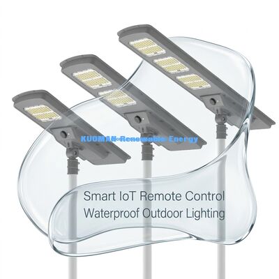 120W IP65 防水太陽光路灯 モーションセンサーオプション - 8-10 年の寿命