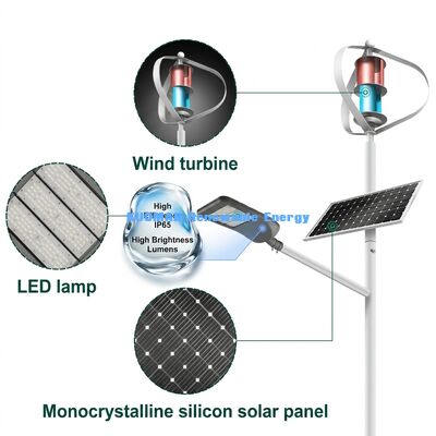 耐久性 IP65 防水 100W-200W 太陽光 LED ストリートライト 高速道路とアルプス地形のためのアルミ合金体