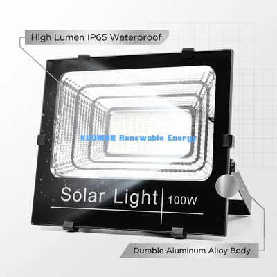 120Lm/W 高ルーメンソーラーフラッドライト IP65防水 50W-300W出力 屋外駐車場用