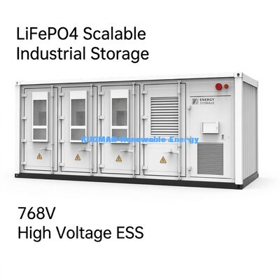 215KWh 商用ESS電池 リチウムイオンエネルギー貯蔵システム 10,000サイクル