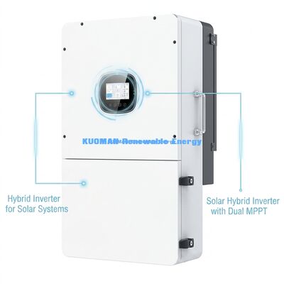 BSRシリーズ 36kW 高PV入力 三相ハイブリッド太陽光インバーター リチウムバッテリー＆IP65保護付き