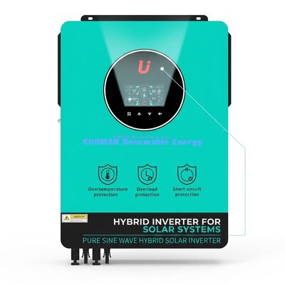 BSSI-V-GN10200 10KW ハイブリッド太陽光発電インバーター デュアルMPPT および 160A 充電器による効率的なエネルギー貯蔵