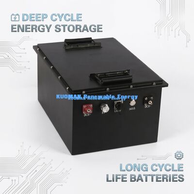 KM 72V -100Ah カスタムゴルフカート用 LiFePO4 バッテリー (8000サイクル、7360Wh エネルギー)