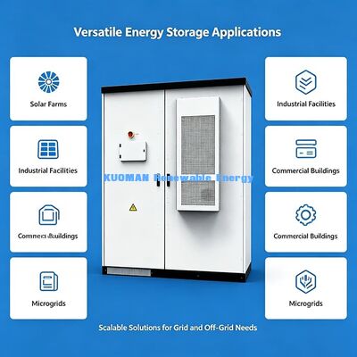 長サイクル寿命 215kWh 768V 産業用 ESS | EMSプラットフォームを備えた遠隔制御可能なエネルギー貯蔵