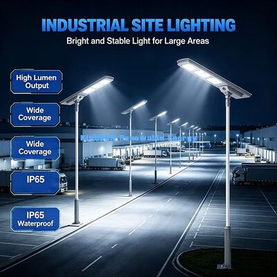 屋外ソーラーストリートライト 40W 内蔵LiFePO4バッテリー IP65ソーラーLEDライト 都市道路・広場用