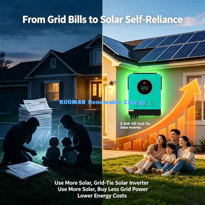 8.2KW 双方向グリッドタイ太陽光発電インバーター 最大PV入力 5400W+5400W デュアルMPPT