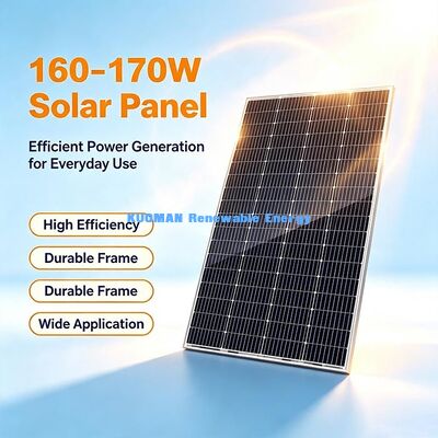 160 ワット 防水 モノ結晶太陽光パネル キャンプ用の理想的な 携帯発電所 充電