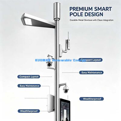 産業用スマートシティポール、NB-IoT、LoRa通信対応インテリジェント多機能街路灯