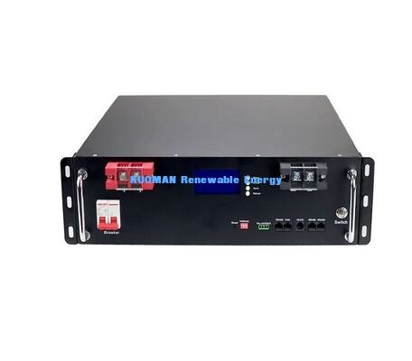 KM 48V 100Ah LiFePO4 バッテリーラックモジュール ディープサイクル 8000回