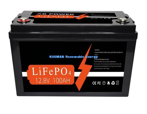 12V 100Ah 1280Wh リチウム電池 ディープサイクル 8000 サイクルライフ エネルギー貯蔵とゴルフカートパワー