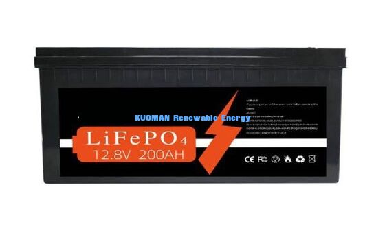 12V 200Ah リン酸鉄リチウムディープサイクルバッテリー 8000サイクル 10年保証 エネルギー貯蔵用