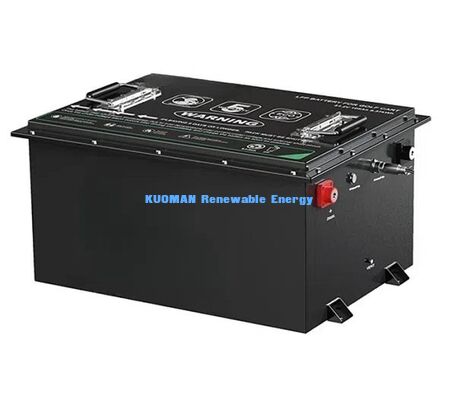 KM 36V -50-150Ah カスタムゴルフカート用 LiFePO4 バッテリー 8000サイクル