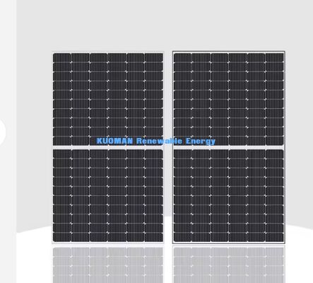 カスタム製の単結晶ソーラーパネル 400-500W 22%効率と半切断セル設計