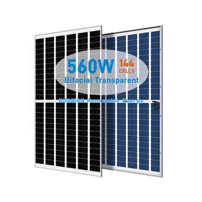 540W 550W モノパークソーラーパネル 22%効率とフレームレスガラスデザイン