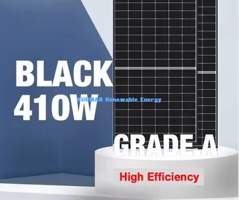 N型ブラックソーラーパネル415W 22%効率とアノジスアルミフレーム