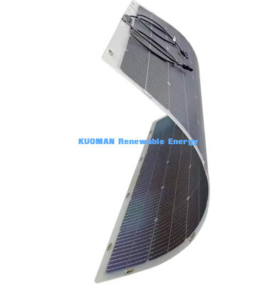 360 Degree Bendable bifacial flexible solar panel 200W FFC and carbon fiber