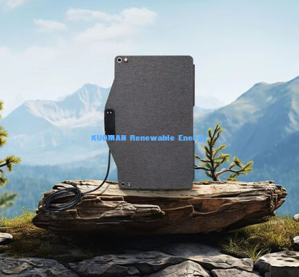 40W ETFE IP67 防水 携帯式折りたたむ太陽光パネル充電器 USBタイプC