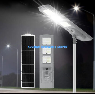 120W IP65 防水太陽光路灯 モーションセンサーオプション - 8-10 年の寿命