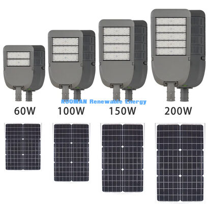 屋外IP65防水50Wソーラーストリートランプ スプリットソーラーストリートライト