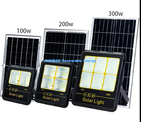300WLED太陽光洪水照明 IP65 防水 15000LM 高照明 アルミ合金体付き 屋外照明用