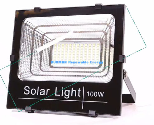 120Lm/W 高ルーメンソーラーフラッドライト IP65防水 50W-300W出力 屋外駐車場用