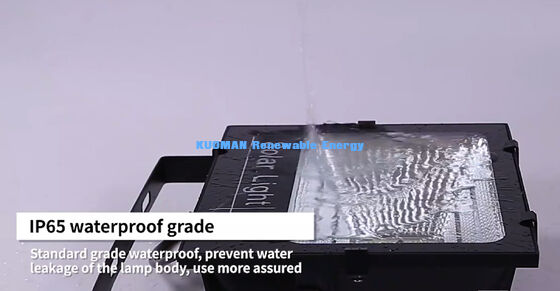 高ルメン出力太陽光洪水灯 IP65 防水と屋外照明のためのリモコン制御オプション