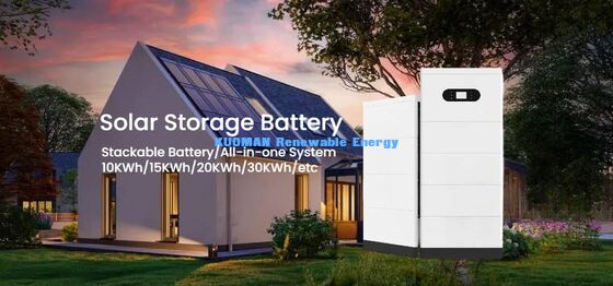 エコフレンドリー 積み重ね可能な LiFePO4 バッテリー 51.2V 400Ah 10 年間の保証付きの家庭用エネルギー貯蔵用