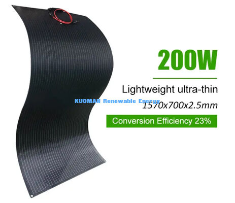 耐久性 200W 柔軟な太陽光パネル