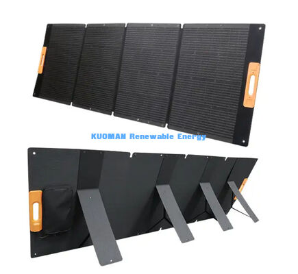 300W 防水折りたたみソーラーパネル ポータブルソーラーチャージャー グレードIBCセル搭載