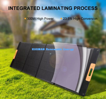 多ポート太陽光充電器 300W 100%グリーン太陽光発電 折りたたむ可動太陽光パネル