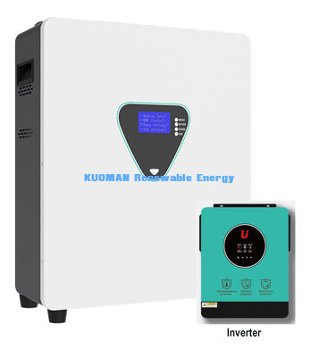 壁掛け型LiFePO4太陽光発電蓄電池 6000サイクル 25.6V/51.2V 家庭用バックアップ電源