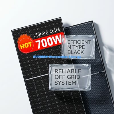 700W モノクリスタルソーラーパネル IP65 天候耐性PVモジュール 1722x1134x30mm