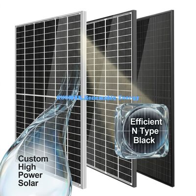 家庭・商業用IP65耐候性N型単結晶ソーラーパネル