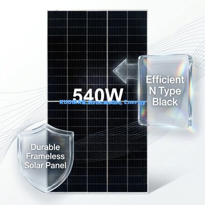 22%の高効率とIP65の耐候性を備えた25A高電流ソーラーパネル、オフグリッドおよび商用システム向け