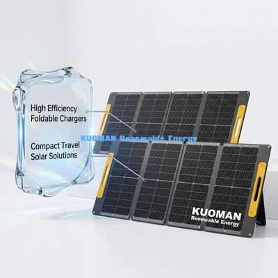 100W 折りたたむ式 IP68 防水型 携帯型 太陽光パネル 移動用 柔軟な太陽光パネル