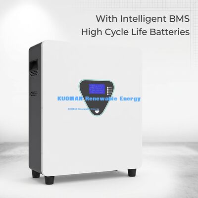 壁掛け LiFePO4 バッテリー 6000 サイクルと 13.5 kWh 容量で家庭用エネルギー貯蔵