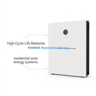 KM 48V 300Ah LiFePO4 バッテリー ウォールマウント ホーム バッテリー 8000サイクル