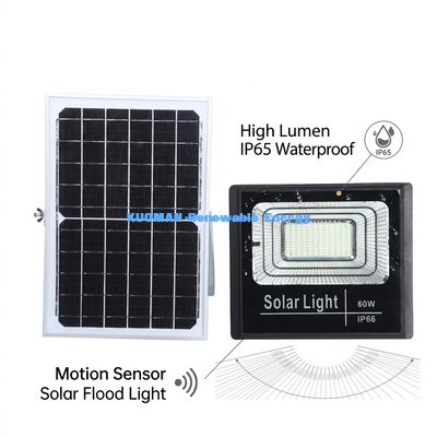 120Lm/W 高ルーメンソーラーフラッドライト IP65防水 50W-300W出力 屋外駐車場用