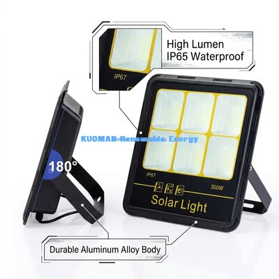300WLED太陽光洪水照明 IP65 防水 15000LM 高照明 アルミ合金体付き 屋外照明用