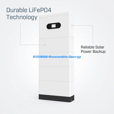 KMニューパワー51.2V 400Ah LiFePO4家庭用電池貯蔵システム 10.24KWh~30.72KWh容量と6000サイクル寿命