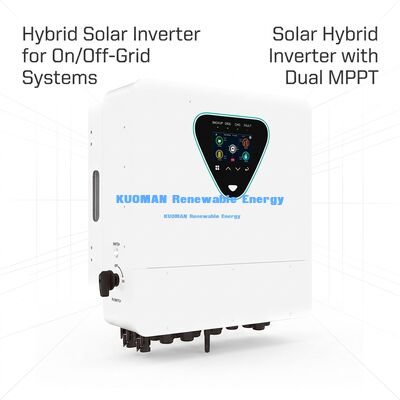 BSR 6KW ハイブリッドソーラーインバーター IP65 格付けと平行操作,家庭用および商業用