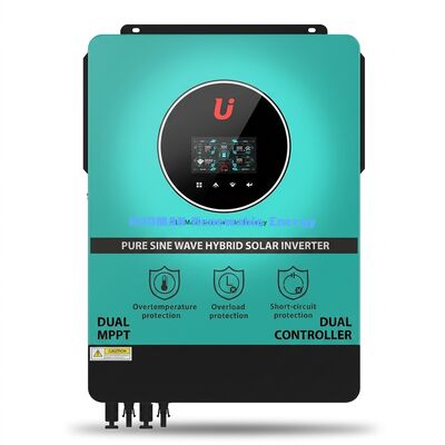 10KWハイブリッド太陽光インバーター 98%効率と家庭用および商業用のための三重保護