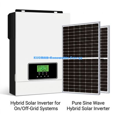 80A MPPTソーラー充電器アプリコントロールと純粋正弦波出力付き24Vオフグリッドパワーインバーター（家庭用ソーラーシステム向け）