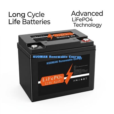 537.6Wh 12V 40Ah リチウムバッテリー ディープサイクル LiFePO4バッテリー エネルギー貯蔵およびゴルフカート用