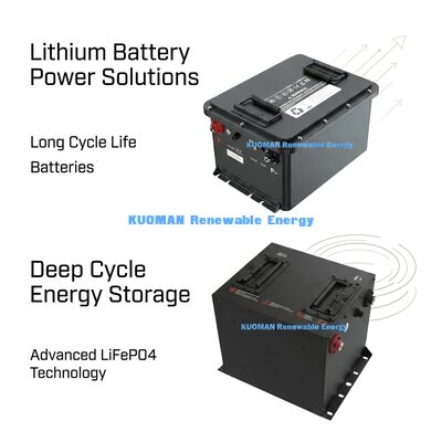 48V 50Ah-150Ah LiFePO4 ゴルフカート バッテリー 8000 サイクルライフ 長持ちするパフォーマンス