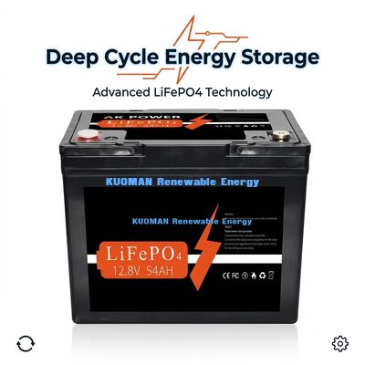 12V 50Ah LiFePO4 リチウム電池 691.2Wh エネルギーと深循環アプリケーションのためのプリズマ細胞