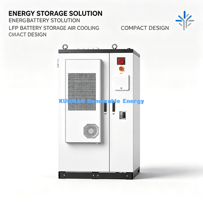 50kW On/Off-Grid Hybrid Solar Storage System 107.52kWh Battery For Commercial Peak Load Shaving